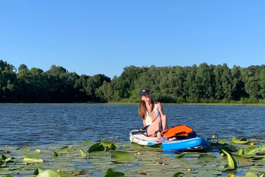 SUP-доска на воде — «Время приключений»